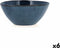 Kom Bidasoa Ikonic Keramisch Blauw (15,8 x 15 x 7 cm) (Pack 6x)