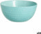 Kom Luminarc Pampille Turkoois Glas (13 cm) (24 Stuks)