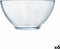 Kom Luminarc Stripy Ontbijt Transparant Glas (500 ml) (6 Stuks)