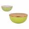 Kom Percutti Legno percutti Groen Bamboe Met deksel (4 Stuks)