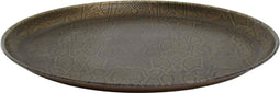 PTMD Winth Ronde Schaal - H2 x Ø40 cm - Ijzer - Messing