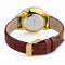 Komono Estelle Classic Burgundy KOM-W2452 - Horloge - 35 mm - Leer - Rood