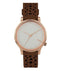 Komono Estelle Cutout Cognac horloge dames - bruin - messing