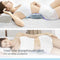 Konbanwa pillow Back Support Deluxe Lendenkussen Lende steun rol – Ergonomisch orthopedisch kussen – rug ondersteuningskussen – hoogte verstelbaar – rugkussen grijs en wit - Lichaamskussen voor ondersteuning van de lenden en onderrug