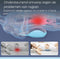 Konbanwa pillow Back Support Deluxe Lendenkussen Lende steun rol – Ergonomisch orthopedisch kussen – rug ondersteuningskussen – hoogte verstelbaar – rugkussen grijs en wit - Lichaamskussen voor ondersteuning van de lenden en onderrug
