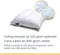 Konbanwa pillow Hoofdkussen ergonomisch therapeutisch hypoallergeen voor zijslapers rugslapers en buikslapers - warmte en vocht regulerende vulling - goede ondersteuning helpt nekklachten voorkomen - 50 x 60 cm