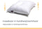 Konbanwa pillow Hoofdkussen ergonomisch therapeutisch hypoallergeen voor zijslapers rugslapers en buikslapers - warmte en vocht regulerende vulling - goede ondersteuning helpt nekklachten voorkomen - 50 x 60 cm