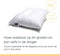 Konbanwa pillow Hoofdkussen ergonomisch therapeutisch hypoallergeen voor zijslapers rugslapers en buikslapers - warmte en vocht regulerende vulling - goede ondersteuning helpt nekklachten voorkomen - 50 x 60 cm