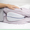 Konbanwa pillow Leg, ovaal ergonomisch kniekussen – zijslaap kussen van traagschuim - wigkussen, beenkussen,