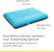 Konbanwa Pillow, Memory Foam Hoofdkussen - Orthopedisch & Ergonomisch Traagschuim kussen – Verkoelend Hoofdkussen - Geschikt voor rug-, zij- en buikslapers