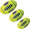 Kong Air Squeaker Football Small - Bal - 97 mm x 86 mm x 40 mm - Geel