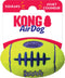 Kong Air Squeaker Football Small - Bal - 97 mm x 86 mm x 40 mm - Geel