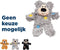 Kong Cat Softies Patchwork Bear - Kauwspeelgoed - 168mm x 97mm x 51mm - Multi