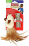 Kong Feather Muis Catnip - Kattenspeelgoed - 17 cm
