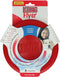 Kong Flyer S - Kauwspeelgoed - 254 mm x 176 mm x 18 mm - Rood
