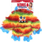 Kong Frizzle Zazzle Met Piep En Kreukel Geluid Verstevigd