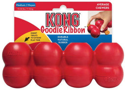 Kong Goodie Ribbon Rood - Hondenspeelgoed - Medium
