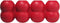 Kong Goodie Ribbon Rood - Hondenspeelgoed - Medium
