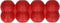 Kong Goodie Ribbon Rood - Hondenspeelgoed - Medium