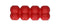 Kong Goodie Ribbon Rood - Hondenspeelgoed - Medium