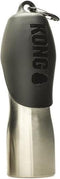 Kong h2o drinkfles rvs zwart - 740 ML