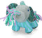 Kong Knots Carnival Elephant - Hondenspeelgoed - 30x14 cm Roze Groen Small-Medium