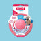 Kong puppy flyer 24 cm - 1 st