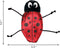 Kong Refillables Ladybug - Kattenspeelgoed - Rood Zwart Met Catnip