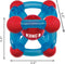 Kong Rewards Tinker - Zes openingen - Unie ontwerp - 14,5X14,5X14,5 CM - Rood/Blauw