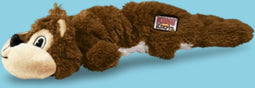 Kong Scrunch Knots Eekhoorn - Hondenspeelgoed - Assorti - M - 10,2 cm
