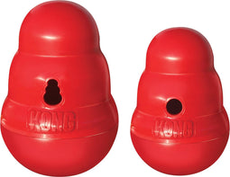 Kong Snack Dispenser Wobbler - Speelgoed Hond - maat L - 19 cm - Rood