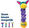 Kong Squiggles - Honden Speelgoed - Assorti Kleur - Met Piep - M - 30 cm