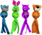 Kong Wubba Ballistic Friend - Hondenspeelgoed - Multi - S - 31,3 cm x 8,7 cm x 7,4 cm