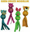 Kong Wubba Ballistic Friend - Hondenspeelgoed - Multi - S - 31,3 cm x 8,7 cm x 7,4 cm