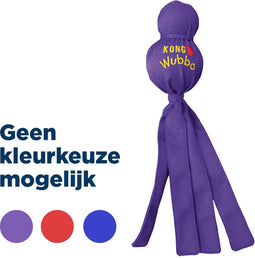 KONG Wubba – Hondenspeelgoed met geluid – Assorti geleverd – L – 33cm