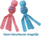 Kong Wubba Puppy - Honden Speelgoed - Assorti Roze of Blauw - 22 cm