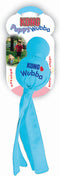 Kong Wubba Puppy - Honden Speelgoed - Assorti Roze of Blauw - 22 cm