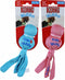Kong Wubba Puppy - Honden Speelgoed - Assorti Roze of Blauw - 22 cm