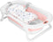 Springos Opvouwbaar Baby Bad - Draagbaar - Thermometer - Wit - Roze - 79 x 49 x 22 cm