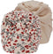 Konges Sløjd - 2 Pack Bambi Bonnet - Poppy/Brazilian Sand - Tulban - Muts - Maat 12-18 mnd