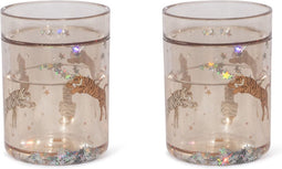 Konges Sløjd 2 Pack Glitter Bekers - 2 stuks - Roar