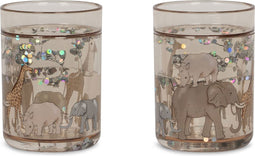 Konges Sløjd 2 Pack glitter bekers - 2 stuks - Safari