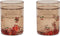 Konges slojd 2 Pack glittter bekers - Cherry - Drinkbeker kind - 2 stuks