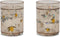 Konges slojd 2 Pack glittter bekers - Lemon - Drinkbeker kind - 2 stuks