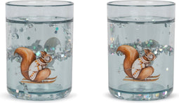 Konges slojd 2 Pack glittter bekers - Val d'isere - Drinkbeker kind - 2 stuks