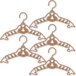 Konges Sløjd 5 pack Kledinghanger kind bunny - Caramel