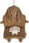 Konges Sløjd Activiteitenspiegel konijn 30x10x25cm - Brown/Off White