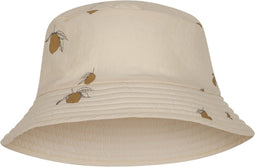 Konges Sløjd Asnou vissershoed/zonnehoed - Lemon - Maat 5-8 jaar