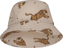 Konges Sløjd Asnou vissershoed/zonnehoed - Tiger - Maat 5-8 jaar
