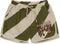 Konges Sløjd Asnou zwemshort kind - Dark Olive/Creamy White